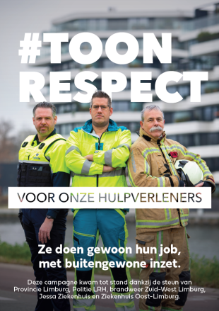 Campagne #ToonRespect voor slachtoffers en hulpverleners